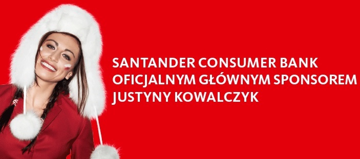 Santander Consumer Bank będzie sponsorował Justynę ...