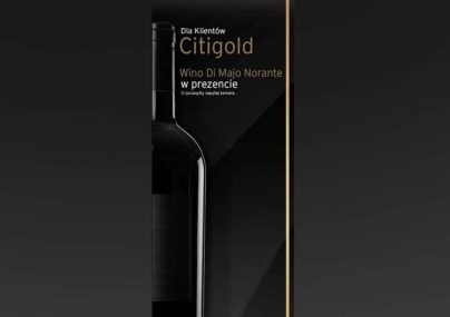 Wino dla klientów Citigold