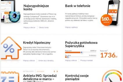 ING Bank Śląski postawił internet do pionu