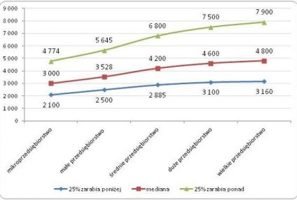 Im większa firma, tym większe zarobki?