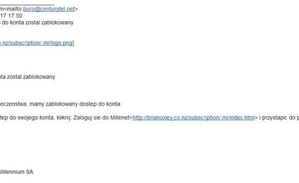 Phishing: tym razem Bank Millennium