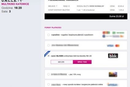 W Multikinie zapłacisz BLIKIEM