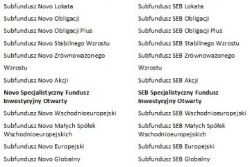 OPERA TFI przejęło fundusze SEB OPERA TFI przejęło fundusze SEB