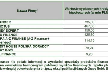 Wyniki doradców w I półroczu 2009 r.