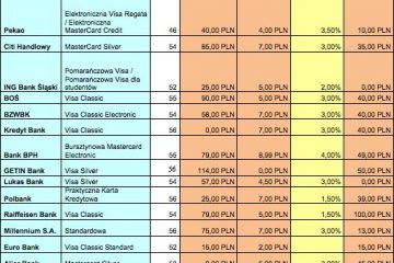 Karty kredytowe słono dają bankom zarobić