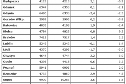 Raport z rynku nieruchomości - listopad 2010 r.