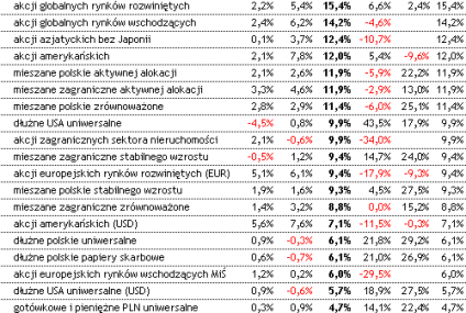 Udany miesiąc, niezły rok - wyniki funduszy inwestycyjnych