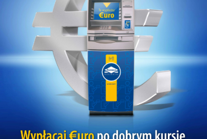 Wypłacaj euro po dobrym kursie prosto z bankomatu Euronet