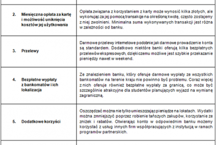 Konto bankowe dla studenta - jak mądrze wybrać spośród wielu ofert