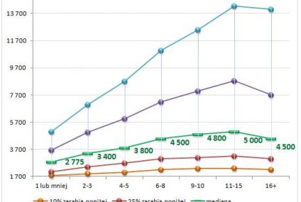 Najwięcej zarobisz po jedenastu latach pracy