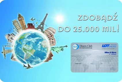 Otwórz się na świat z kartą Diners Club LOT