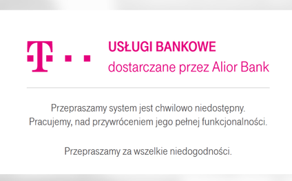 T-Mobile Usługi Bankowe zaliczyło awarię