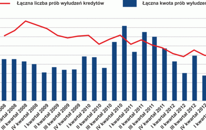 Ponad 1,3 tys. prób wyłudzeń kredytów w I kwartale 2013 r.