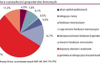 Zmniejszyły się oszczędności gospodarstw domowych