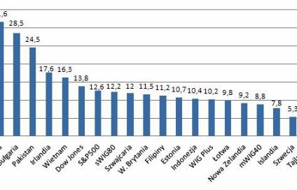 Akcje bez konkurencji, surowce w odwrocie