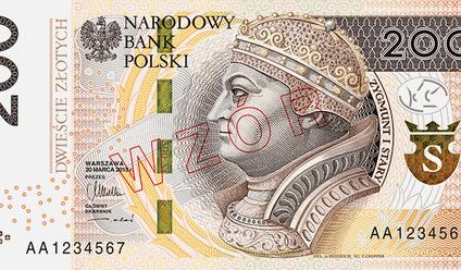 Zmodernizowany banknot 200 zł już w obiegu