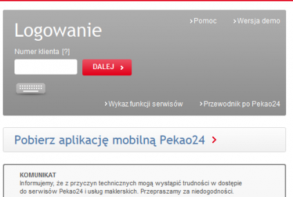 Kolejna awaria w Pekao