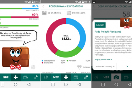 NBP Portfel to nowa aplikacja mobilna do zapisywania codziennych wydatków