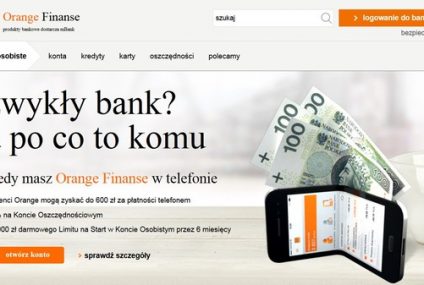 Ruszyło Orange Finanse. Będą bonusy dla klientów telekomu i mBanku