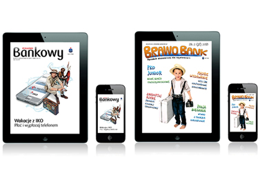 Bankowa prasa dostępna na tabletach