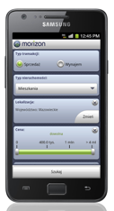 Wyszukiwanie nieruchomości w telefonie – mobilny morizon.pl