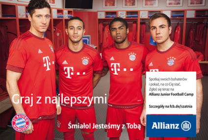 Allianz zaprasza młodzież na spotkanie z piłkarzami FC Bayern Monachium