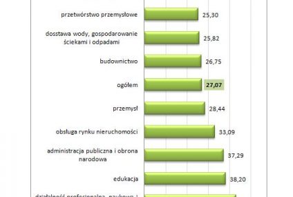 Stawki za godzinę pracy w I półroczu 2014 roku: najwyższe w finansach i ubezpieczeniach