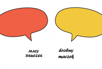 Mały Druczek i Drobny Maczek na profilu Banku BPH na Facebooku