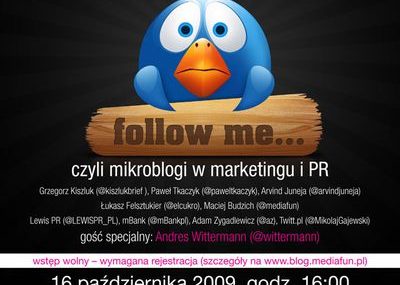 Follow me czyli mikroblogi w marketingu i PR