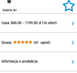 Aplikacja mobilna Ceneo na Samsung Bada