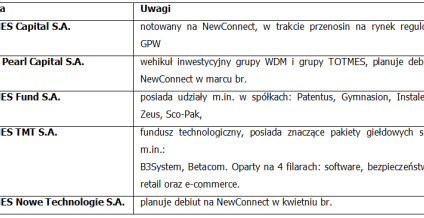 Totmes S.A. wchodzi na GPW z wyceną 165 mln zł