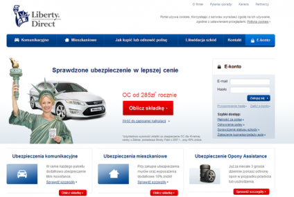 Liberty odświeża serwis internetowy