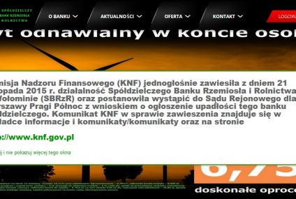 KNF wnioskuje o upadłość SK Banku. Co powinni wiedzieć klienci?