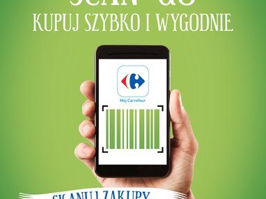 Płatności mobilne Scan&Go w sklepach Carrefour