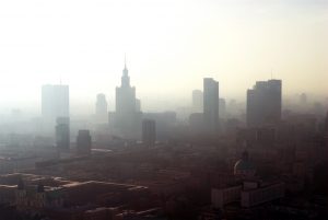 smog, warszawa, miasto