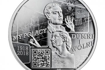 Pierwsza moneta kolekcjonerska NBP z kodem 2D w przeddzień widowiska Wolność we krwi
