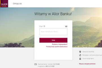 Alior Bank wyłącza starą bankowość internetową. We wrześniu rozpocznie się migracja klientów na nowy system [Bankier.pl]