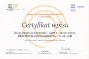NBP: Polski złoty na liście UNESCO