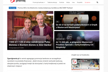 Chcesz być na bieżąco z promocjami bankowymi? Koniecznie zaglądaj do naszego serwisu zgarnijpremie.pl