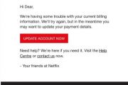 Podszywają się pod Netflix i wyłudzają dane osobowe