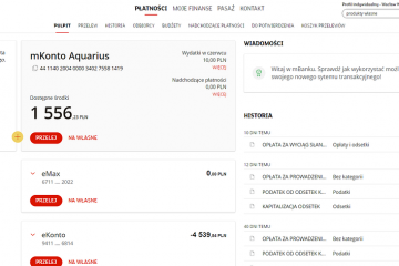 mBank prezentuje nowy pulpit w bankowości internetowej