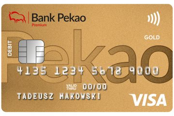 Karta Visa Gold do konta dla wszystkich w Banku Pekao