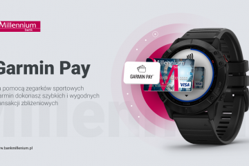 Bank Millennium udostępnił płatności Garmin Pay