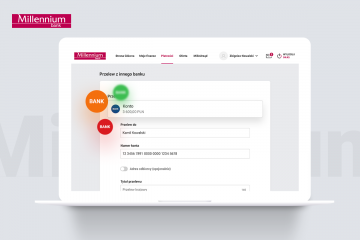 Inicjowanie płatności z kont w innych bankach w bankowości elektronicznej Banku Millennium