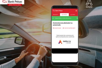 Automatyczne opłaty za przejazd autostradą już wkrótce w Banku Pekao