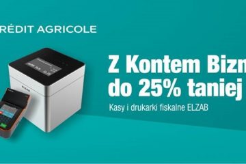 Urządzenia fiskalne taniej z Kontem Biznes w Credit Agricole