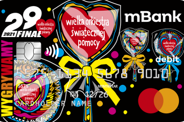 mBank wspiera 29. Finał WOŚP. Bank przygotował m.in. nową kartę mBank wspiera 29. Finał WOŚP. Bank przygotował m.in. nową kartę