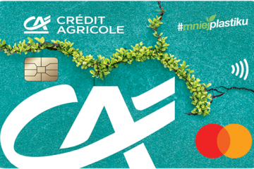Credit Agricole wprowadził do oferty kartę wykonaną z ekotworzywa