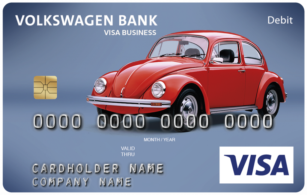 Volkswagen Bank wprowadza nowe wzory kart z ikonami