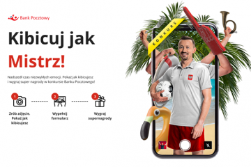 Zrób zdjęcie jak kibicujesz w czasie EURO 2020 i wygraj z Bankiem Pocztowym. Najlepsze zdjęcia wybierze m.in. Adam Małysz